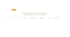 Desktop Screenshot of irishcommunityservices.org